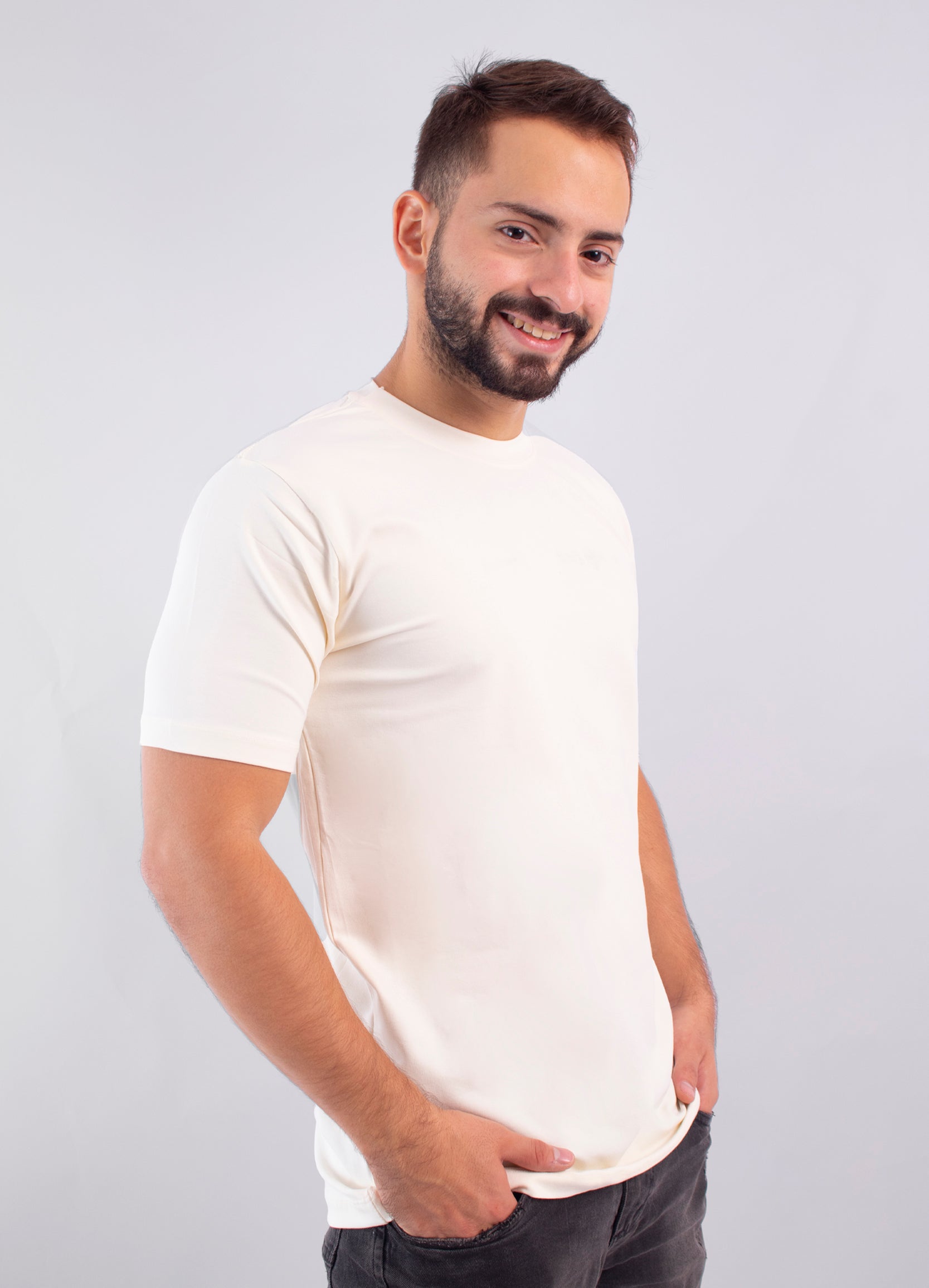 Camiseta hombre Básica Amarilla Clara – Estambul STB