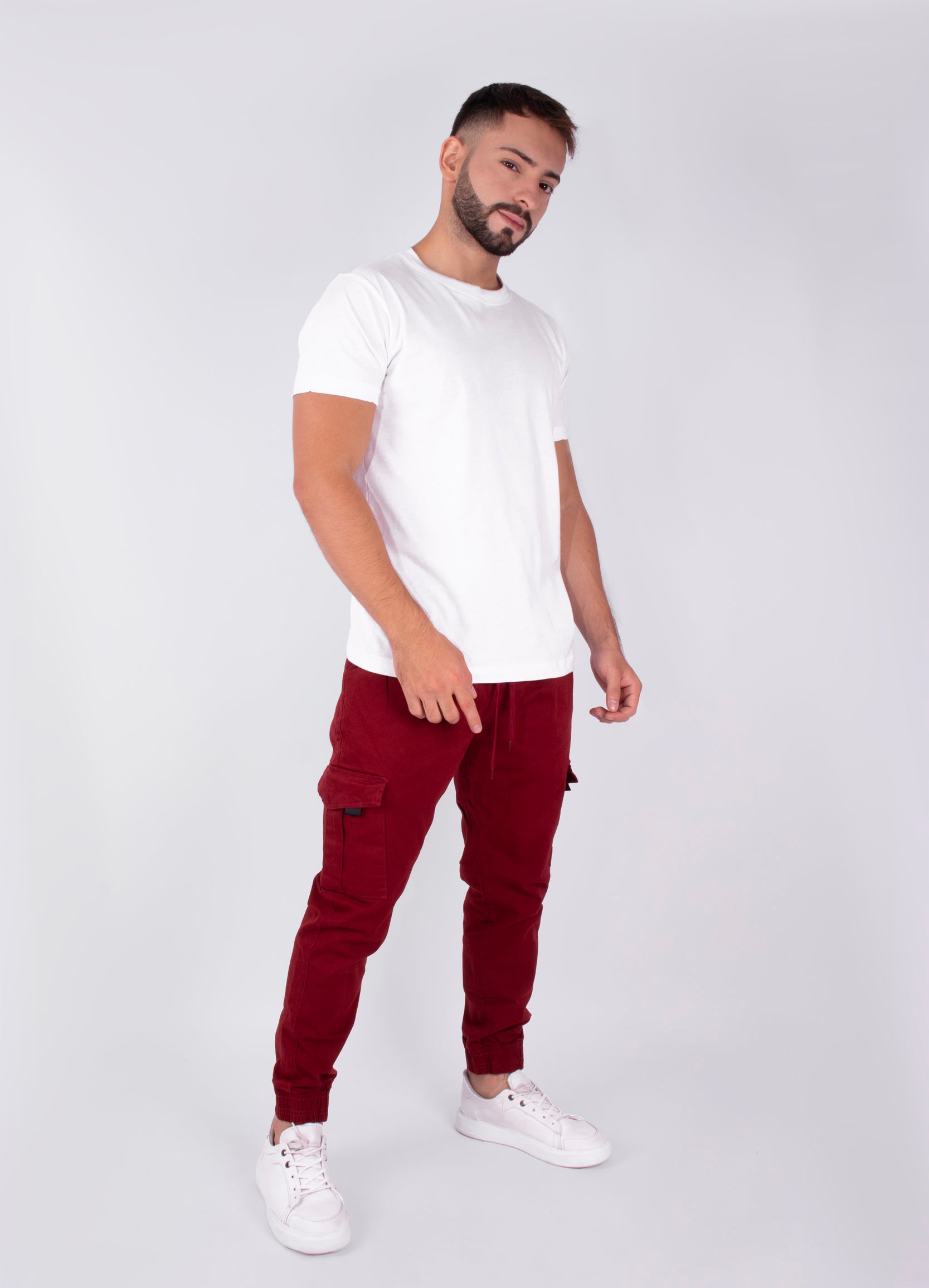 Jogger best sale guinda hombre