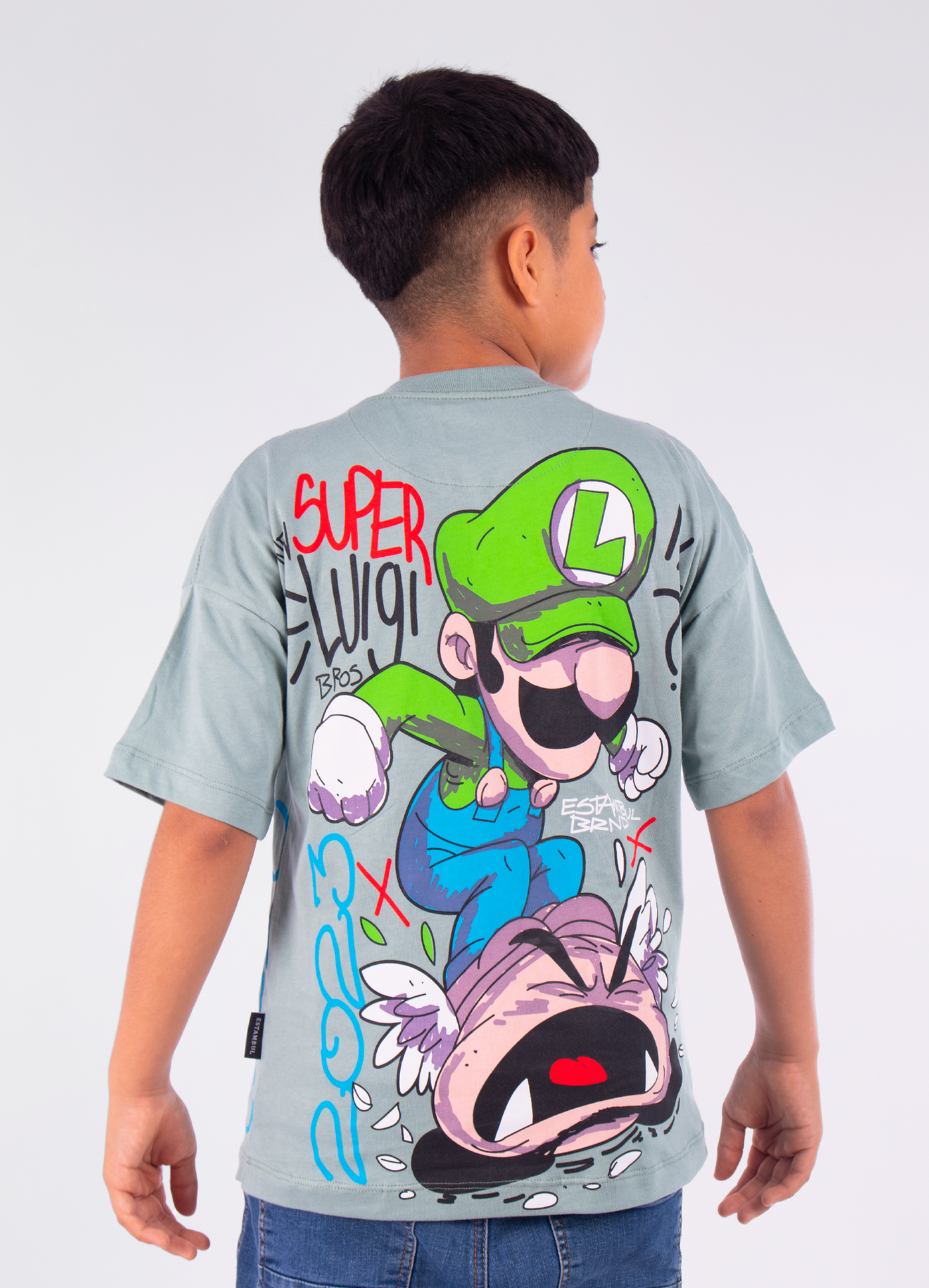 Camiseta luigi niño hot sale